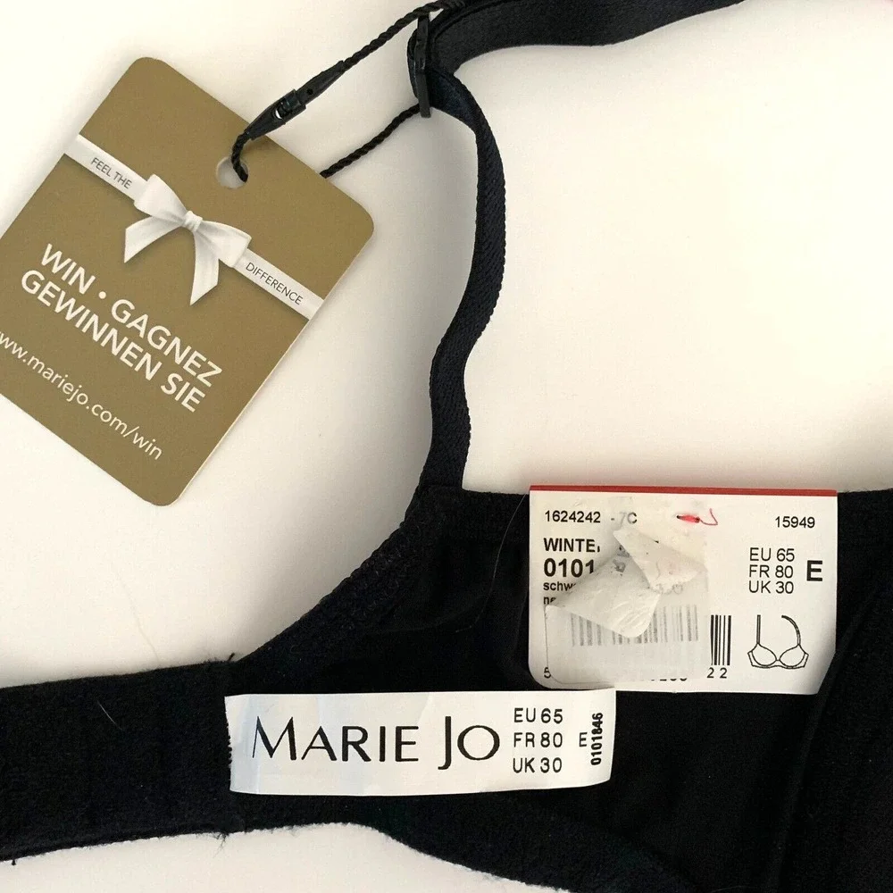 NWT Marie Jo SET Winter Rose Padded Underwire Bra 30E 30DD & Bikini Panty Floral